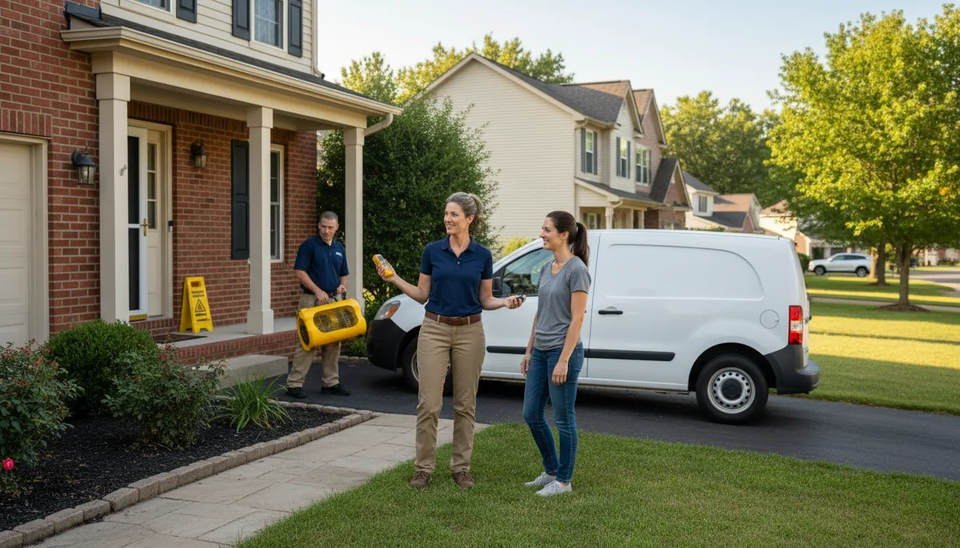 Residential water damage restoration in Arrington, TN